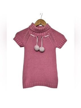 Joe Fresh Girls Pink Knit Sweater Dress 4T